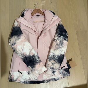 North Face triclimate Pink and Black Women's Jacket Large